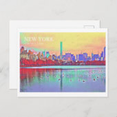 Beauful New York Central Park briefkaart (Voorkant / Achterkant)