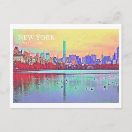 Beauful New York Central Park briefkaart