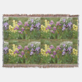 Beauful Paars Iris Flower floral Photo Deken (Voorkant)