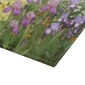 Beauful Paars Iris Flower floral Photo Snijplank (Hoek)