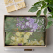 Beauful Paars Iris Flower floral Photo Tissuepapier (Geschenk)