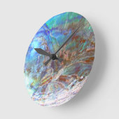 Beauful Paua Black Abalone New Zealand Shell Ronde Klok (Hoek)