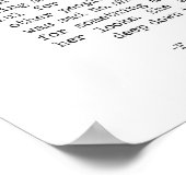 Beauful quote F Scott Fitzgerald Poster (Hoek)