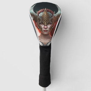 Beauful Red Haire Nordic Warrior Golfheadcover