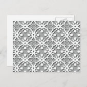 Beauful Retro Floral Elegant Pattern Briefkaart (Voorkant / Achterkant)