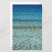 Beauful Sandy Beach Briefpapier (Voorkant / Achterkant)