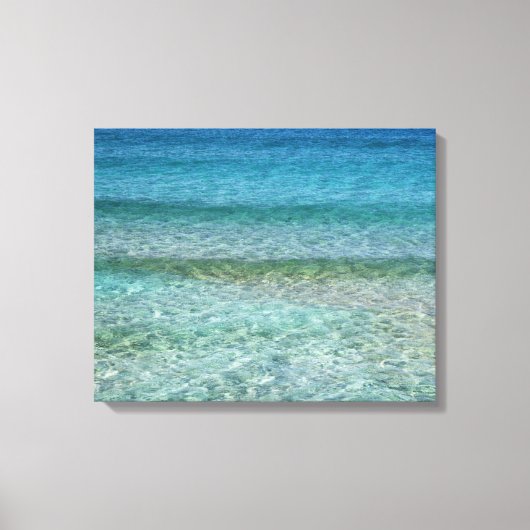Beauful Sandy Beach Canvas Afdruk (Voorkant)