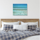 Beauful Sandy Beach Canvas Afdruk (Insitu (Slaapkamer))