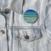 Beauful Sandy Beach Ronde Button 5,7 Cm (In situ)