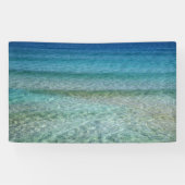 Beauful Sandy Beach Spandoek (Horizontaal)
