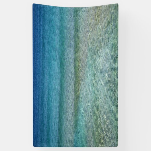 Beauful Sandy Beach Spandoek (Verticaal)