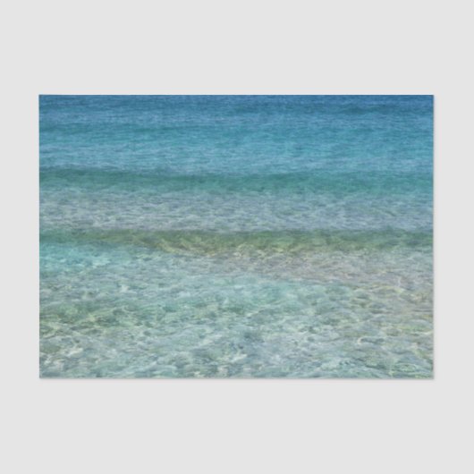 Beauful Sandy Beach Tissuepapier (Voorkant)