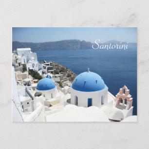 Beauful Santorini Griekenland Briefkaart