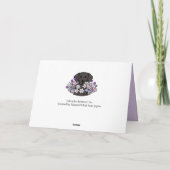 Beauful Soul Black Labrador-illustratie Kaart (Achterkant)