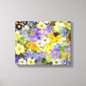 Beauful Spring Flowers Wrapped Canvas (Voorkant)