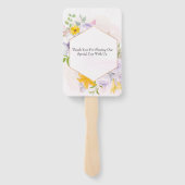 Beauful Spring Morning Florals Wedding Handwaaier (Achterkant)