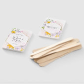 Beauful Spring Morning Florals Wedding Handwaaier (Niet-gemonteerd)