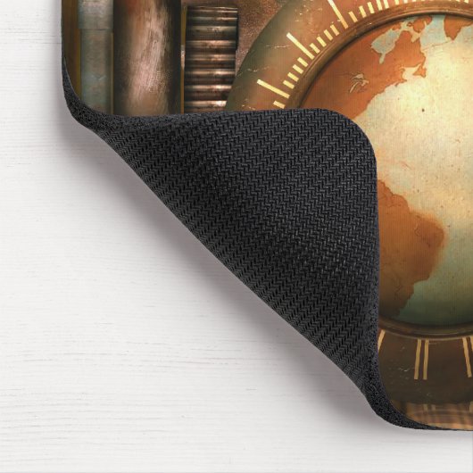 Beauful Steampunk Personalized Mousepad Muismat (Hoek)