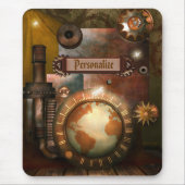 Beauful Steampunk Personalized Mousepad Muismat (Voorkant)