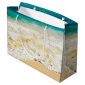 Beauful Summer Beach Sunset Foto Groot Cadeauzakje (Achterkant Gekanteld)