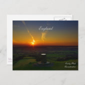 Beauful Sunset Briefkaart uit Engeland (Voorkant / Achterkant)
