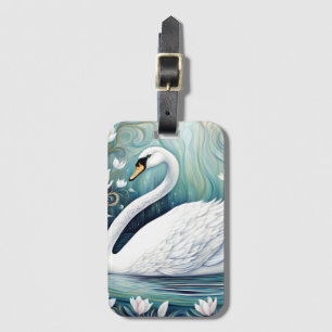 Beauful Swan Bagagelabel