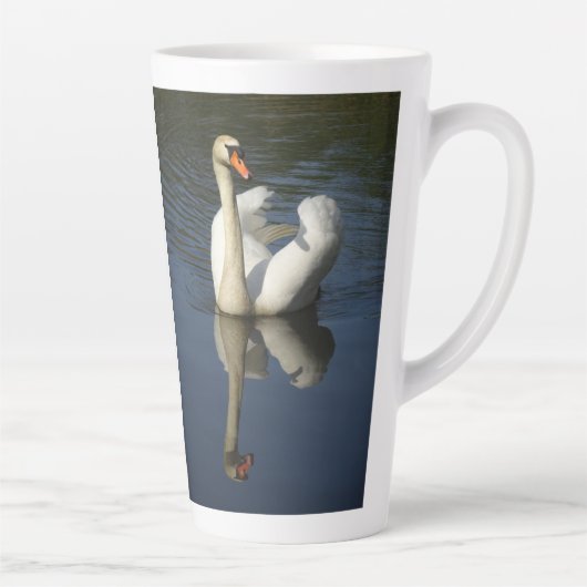 Beauful Swan Latte Mok (Rechts)