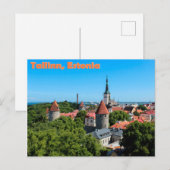 Beauful Tallinn Estlands Briefkaart (Voorkant / Achterkant)