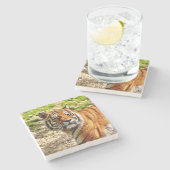 Beauful Tiger Stone Onderzetter (Zijkant)