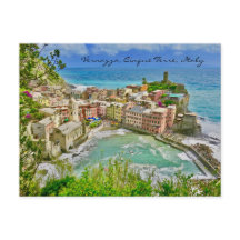 Beauful Vernazza, Briefkaart van Italië