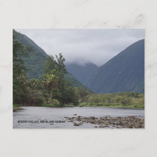 Beauful Waipio Valley Briefkaart (Voorkant)