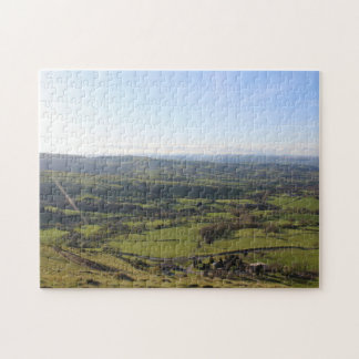 Beauful Wales Hill Uitzicht Landscape Welsh Horizo Legpuzzel