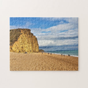 Beauful West Bay Beach Cliff Blue Zee Legpuzzel