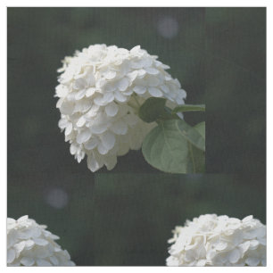 Beauful White Limoen Hydrangea Floral Stof