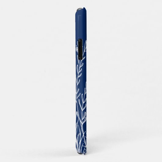 Beauful Wildflower Doodles Monogram Case-Mate iPhone Case (Achterkant/rechts)