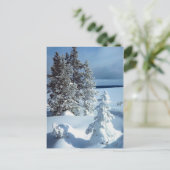 Beauful Winter Scene Briefkaart (Staand voorkant)