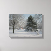 Beauful Winter Scene Canvas Afdruk (Voorkant)