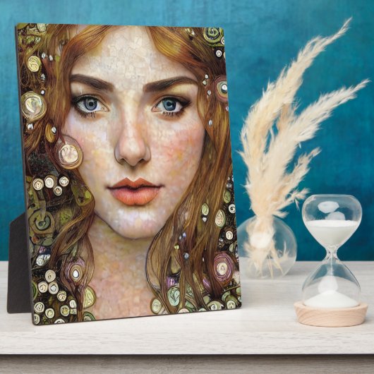 Beauful Woman Plaque Fotoplaat (Zijkant)