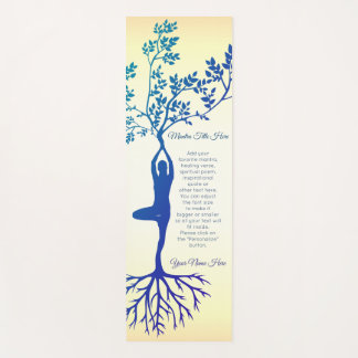 Beauful Yogi Tree Pose Vrksasana Silhouette Root Yogamat