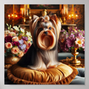 Beauful Yorkshire Terrier Poster