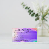 Beauful Zen Massage Therapy Visitekaartje (Staand voorkant)