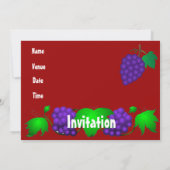 Beaujolais nouveau uitnodiging red (Achterkant)