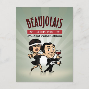 Beaujolais Wine Briefkaart