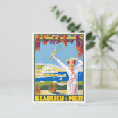 Beaulieu France vintage Briefkaart (Staand voorkant)
