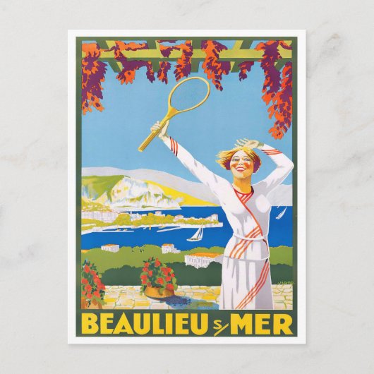 Beaulieu France vintage Briefkaart (Voorkant)