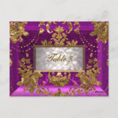 Beaumanoir Perier Victoriaans Table Number Kaart (Achterkant)