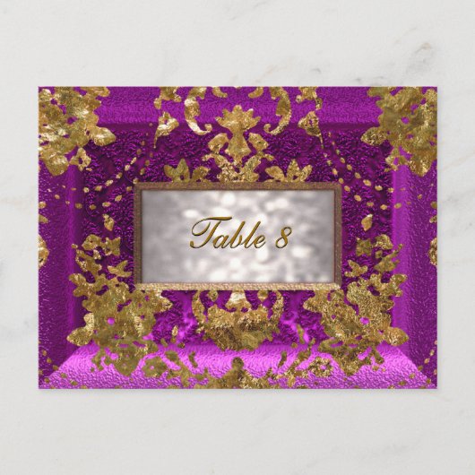 Beaumanoir Perier Victoriaans Table Number Kaart (Voorkant)