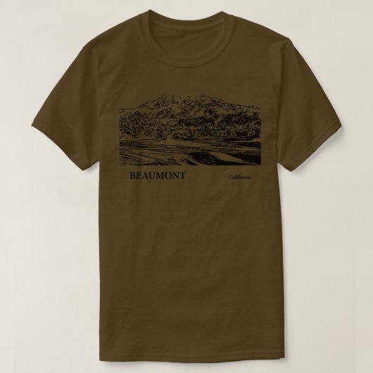 Beaumont California TShirt 2 (Design devant)