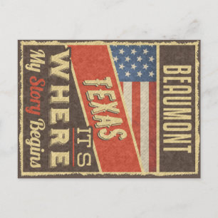 Beaumont Texas Briefkaart