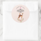 BeauMooful Brown  Kitchen Ronde Sticker (Tas)